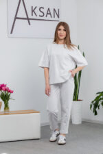 Костюм 25.2677 н Трикотаж двухнитка, колір Меланж, 40(XS), 42(S), 44(М)