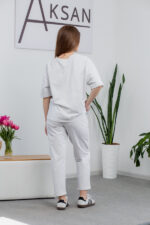 Костюм 25.2677 н Трикотаж двухнитка, колір Меланж, 40(XS), 42(S), 44(М) - Зображення 3