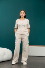 Костюм 24.2333 н Трикотаж двухнитка, колір Кремовий, 40(XS) - 42(S), 44(М) - 46(L)