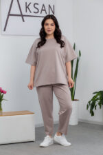 Комплект 25.2678 двуконечен трикотаж, цвят Светло лате, 48(XL), 50(XXL), 52(3XL)