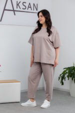 Комплект 25.2678 двуконечен трикотаж, цвят Светло лате, 48(XL), 50(XXL), 52(3XL) - Image 2