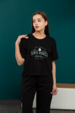 Костюм 24.2333 н Трикотаж двухнитка, колір Чорний, 40(XS) - 42(S), 44(М) - 46(L) - Зображення 4