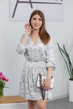 Сукня 25.2665 н Штапель шовк, колір Білий, 42(S), 44(М), 46(L) - Зображення 4