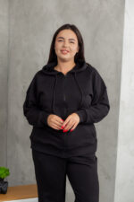 Костюм 23.2208 б Трикотаж петля, колір Чорний, 48(XL), 50(ХХL), 52(3XL) - Зображення 4