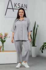 Костюм 25.2652 б Льон, колір Сірий, 48(XL), 50(ХХL), 52(3XL)