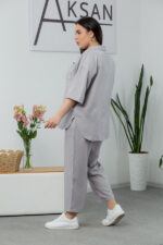Костюм 25.2652 б Льон, колір Сірий, 48(XL), 50(ХХL), 52(3XL) - Зображення 3