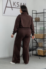Костюм 25.2582 б Трикотаж двухнитка, колір Темний шоколад, 46(L), 48(XL), 50(ХХL) - Зображення 3