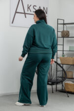 Костюм 25.2582 б Трикотаж двухнитка, колір Темно зелений , 46(L), 48(XL), 50(ХХL) - Зображення 3