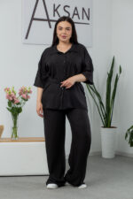 Set 25.2656 linen, color Black, 48(XL), 50(XXL), 52(3XL)