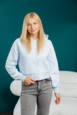 Кофта 24.2433 н Трикотаж петля, колір Небесний, 42(S), 44(М), 46(L)