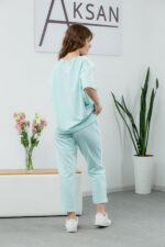 Костюм 25.2677 н Трикотаж двухнитка, колір Ментол, 40(XS), 42(S), 44(М) - Зображення 3