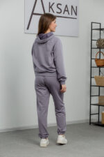 Костюм 25.2595 н Трикотаж двухнитка, колір Сіро графітовий, 40(XS), 42(S), 44(М) - Зображення 3