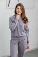 Костюм 25.2595 н Трикотаж двухнитка, колір Сіро графітовий, 40(XS), 42(S), 44(М) - Зображення 4