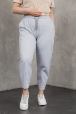 Штани 23.1996 б Трикотаж двухнитка, колір Меланж, 48(XL), 50(ХХL), 52(3XL)