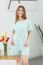 Костюм 25.2689 н Трикотаж двухнитка, колір М'ята , 40(XS) - 42(S), 44(М) - 46(L) - Зображення 4