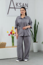 Set 25.2656 linen, color Gray graphite, 48(XL), 50(XXL), 52(3XL) - Image 2