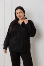 Костюм 24.2552 б Замш тонкий, колір Чорний, 48(XL), 50(ХХL), 52(3XL) - Зображення 4