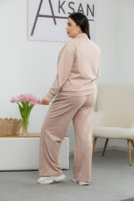 Костюм 25.2590 б Замш тонкий, колір Беж, 48(XL), 50(ХХL), 52(3XL) - Зображення 3