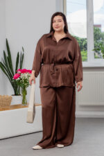 Костюм 25.2723 б Армані жатка, колір Шоколад , 48(XL)-50(ХХL), 52(3XL)- 54(4XL)