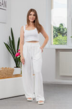Штани 24.2322 н Американський креп, колір Молочний, 40(XS), 42(S), 44(М) - Зображення 4