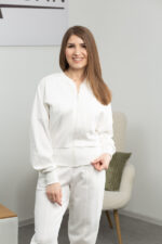 Костюм 25.2600 н Дабл фейс, колір Молочний, 42(S), 44(М), 46(L) - Зображення 4