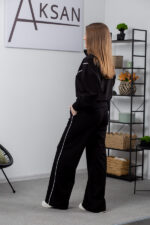 Костюм 25.2582 н Трикотаж двухнитка, колір Чорний, 40(XS), 42(S), 44(М) - Зображення 2