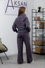 Костюм 25.2582 н Трикотаж двухнитка, колір Графіт, 40(XS), 42(S), 44(М) - Зображення 3