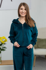 Костюм 25.2597 н Велюр тонкий, колір Смарагдовий, 40(XS), 42(S), 44(М) - Зображення 4