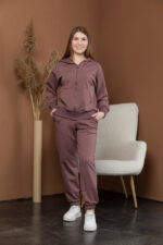Костюм 25.2596 н Трикотаж двухнитка, колір Кавовий, 40(XS), 42(S), 44(М)