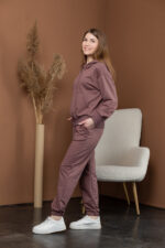 Костюм 25.2596 н Трикотаж двухнитка, колір Кавовий, 40(XS), 42(S), 44(М) - Зображення 2