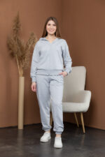 Костюм 25.2596 н Трикотаж двухнитка, колір Меланж, 40(XS), 42(S), 44(М)