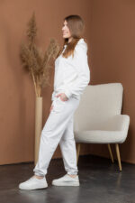 Костюм 25.2595 н Трикотаж двухнитка, колір Молочний, 40(XS), 42(S), 44(М) - Зображення 2