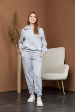 Костюм 25.2595 н Трикотаж двухнитка, колір Меланж, 40(XS), 42(S), 44(М)