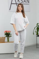 Костюм 25.2646 н Трикотаж двухнитка, колір Меланж, 40(XS), 42(S), 44(М)