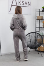 Костюм 25.2597 н Велюр тонкий, колір Сірий, 40(XS), 42(S), 44(М) - Зображення 3