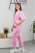 Костюм 25.2646 н Трикотаж двухнитка, колір Рожевий, 40(XS), 42(S), 44(М) - Зображення 2
