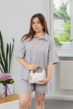 Костюм 25.2717 б Льон, колір Сірий, 48(XL), 50(ХХL), 52(3XL) - Зображення 4