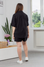 Костюм 25.2717 б Льон, колір Чорний, 48(XL), 50(ХХL), 52(3XL) - Зображення 3