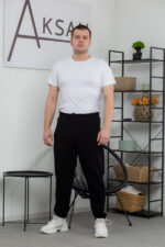Штани 25.2610 б Трикотаж петля, колір Чорний, XL, ХXL - Зображення 4