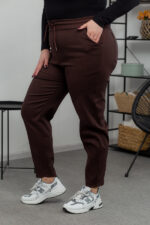 Штани 22.1528 с.б Котон тонкий, колір Темний шоколад, 56(5XL), 58(6XL), 60(7XL) - Зображення 2