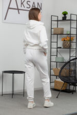 Костюм 25.2583 н Трикотаж двухнитка, колір Молочний, 40(XS), 42(S), 44(М) - Зображення 3