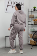 Костюм 25.2583 б Трикотаж двухнитка, колір Темно сірий, 46(L), 48(XL), 50(ХХL) - Зображення 3
