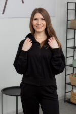 Костюм 25.2583 н Трикотаж двухнитка, колір Чорний, 40(XS), 42(S), 44(М) - Зображення 4