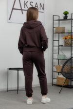 Костюм 25.2583 н Трикотаж двухнитка, колір Темний шоколад, 40(XS), 42(S), 44(М) - Зображення 3