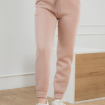 Damenhose 20.493, 42(S), 44(M), beige 4, warme Damen-Sporthose aus Fleece-Sweatstoff