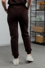 Pants 25.493 two-thread knit fabric, color Dark chocolate, 42(S), 44(M), 46(L), 48(XL) - Image 3