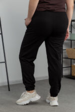 Штани 21.908 б Трикотаж двухнитка, колір Чорний, 48(XL), 50(ХХL), 52(3XL) - Зображення 3
