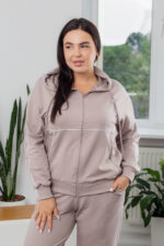 Set 25.2729 two-thread knit fabric, color Light latte, 48(XL), 50(XXL), 52(3XL) - Image 4