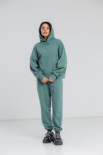Костюм 24.2409 н Трикотаж петля, колір Оливка, 40(XS), 42(S), 44(М)