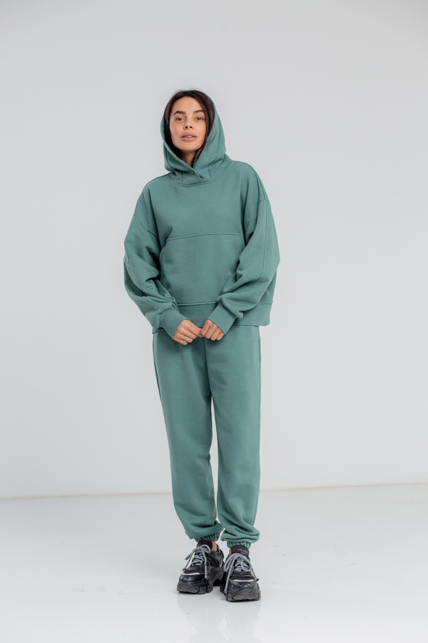 img_2713.jpg Костюм 24.2409 н Трикотаж петля, колір Оливка, 40(XS), 42(S), 44(М) - Зображення 1